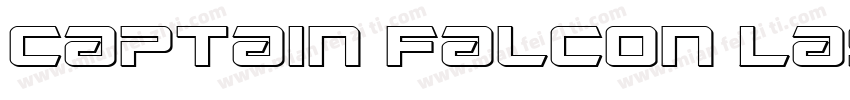 Captain Falcon Laser字体转换